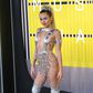 Miley Cyrus in a daring custom Versace