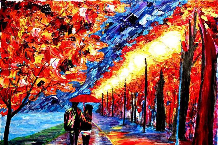 John Bramblitt's painting