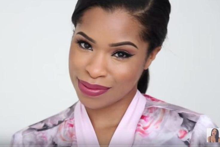Shirley B. Eniang shows off the finished look