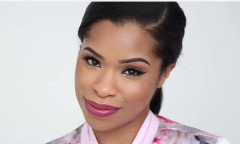 Shirley B. Eniang shows off the finished look