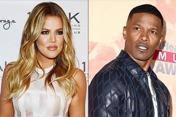 Khloe Kardashian and Jamie Foxx