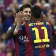 Neymar and Messi