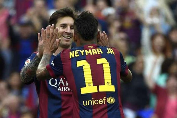 Neymar and Messi