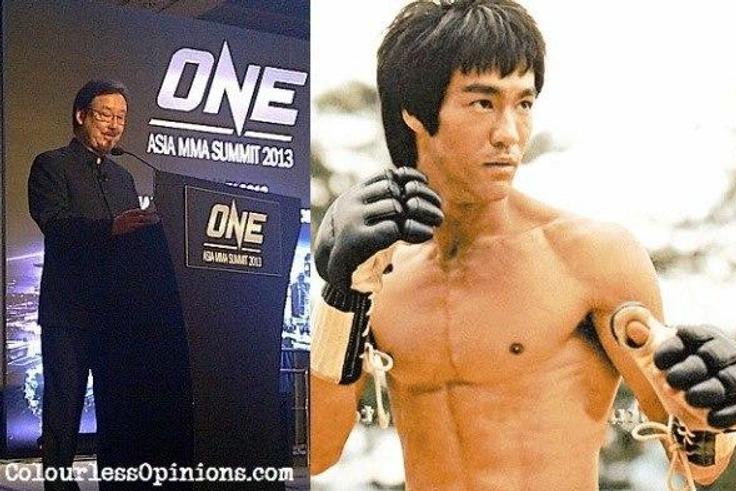 Bruce Lee's brother, Robert Lee at ONE FC Asia MMA Summit 2013