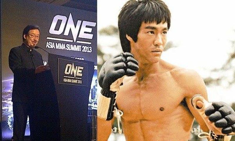 Bruce Lee's brother, Robert Lee at ONE FC Asia MMA Summit 2013