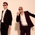 Pharell Williams, Robin Thicke and T.I as shown in 'Blurred Lines' video