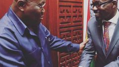 President Nana Akufo Addo with Nana Appiah Mensah