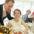 Zoe Chambers, 28, and Charlie Loughlin, 27, chose to champion the charity FoodCycle at their wedding