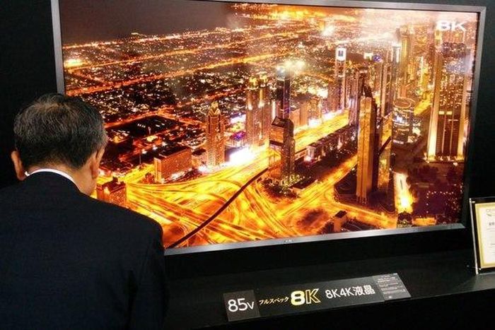 Sharp to sell the world's first 8K TV starting in October