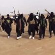 ISIS fighters in the Iraqi desert.