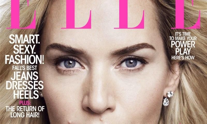 Kate Winslet for Elle magazine's 'Women in Hollywood' issue.