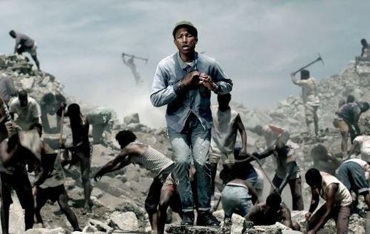 Pharell Williams in 'Freedom' video