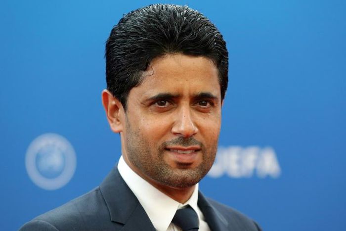 Paris Saint-Germain's Qatari president Nasser Al-Khelaifi, pictured August 2018, has been put forward by the European Club Association to be one of its two members on UEFA's primary decision-making body