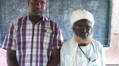 Oldest Nigerian Pupil, Mohammud Modibbo, dies at age 94. Modibbo is pictured with his teacher, Abdulkarim Ibrahim
