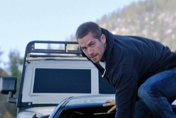 Paul Walker in a scene from Furious 7
