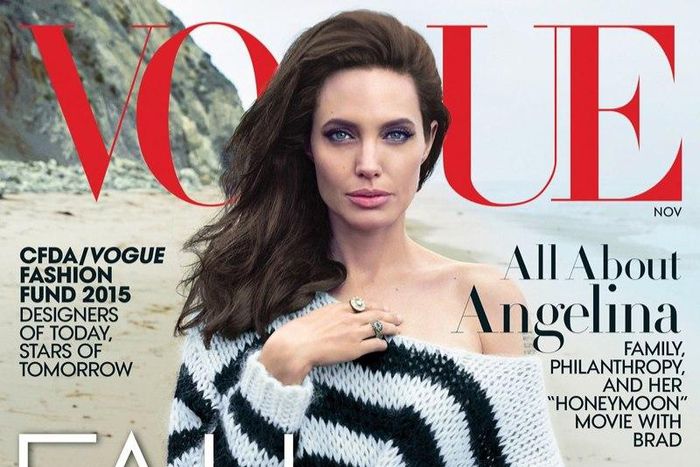 Angelina Jolie covers Vogue Magazine's November 2015 issue