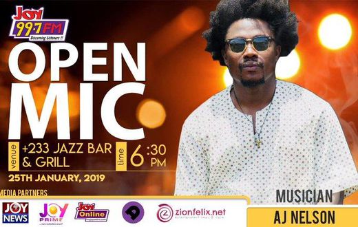 AJ Nelson on Joy FM Open Mic
