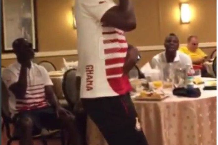 Fatau Dauda dance moves impress Avram Grant and Black Stars