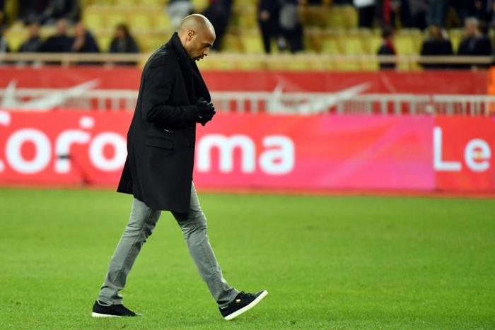 Thierry Henry had a tough evening on the touchline against Strasbourg