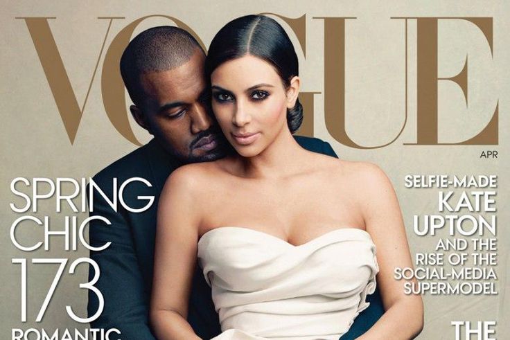 Kim Kardashian, Kanye West on Vogue Magazine