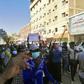 Sudanese protesters chant slogans during an anti-government demonstration in the capital Khartoum on January 6, 2019