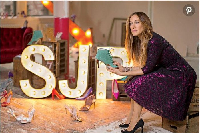 She says the styles were inspired by her iconic on-screen persona in Sex and the City - Carrie Bradshaw