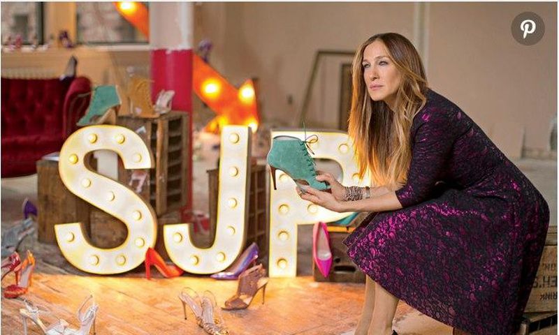 She says the styles were inspired by her iconic on-screen persona in Sex and the City - Carrie Bradshaw