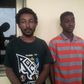 The suspects, Sam Akai (L) and Philip Larbi