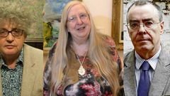 Paul Muldoon, Eiléan Ní Chuilleanáin and Ciaran Carson: shortlisted for Forward Best Collection award