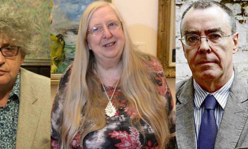 Paul Muldoon, Eiléan Ní Chuilleanáin and Ciaran Carson: shortlisted for Forward Best Collection award