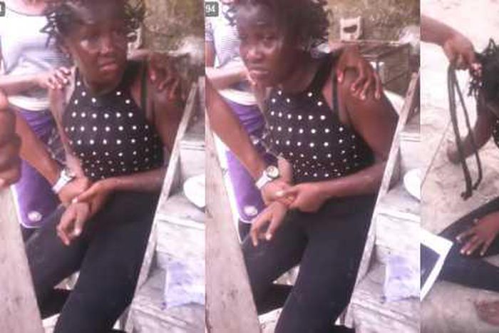 Lady runs mad after being dropped from Toyota Camry (Video)