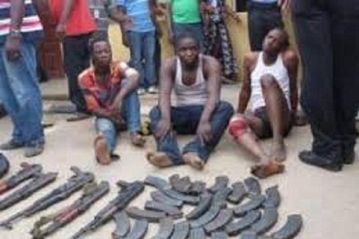 Joseph Okolie and his gang members