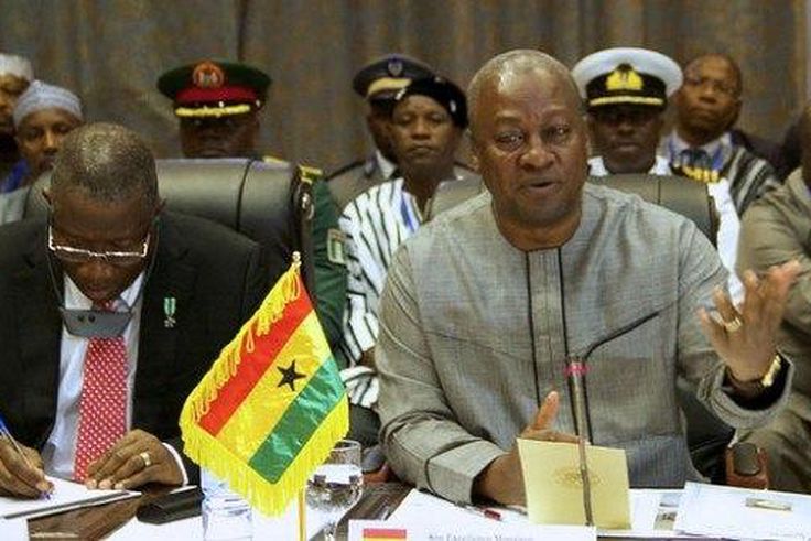 President Mahama at ECOWAS meeting