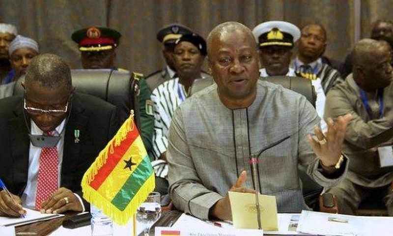 President Mahama at ECOWAS meeting