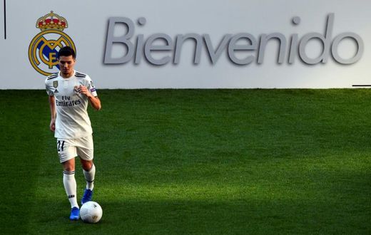 Spanish midfielder Brahim Diaz was officially unveiled as a Real Madrid player after completing a move from Manchester City
