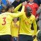 Okaka (R) scored five Premier League goals for Watford