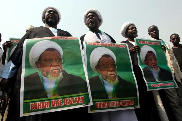 Members of the Islamic Movement in Nigeria (IMN) demonstrated against the detention of their leader Ibrahim Zakzaky in Abuja