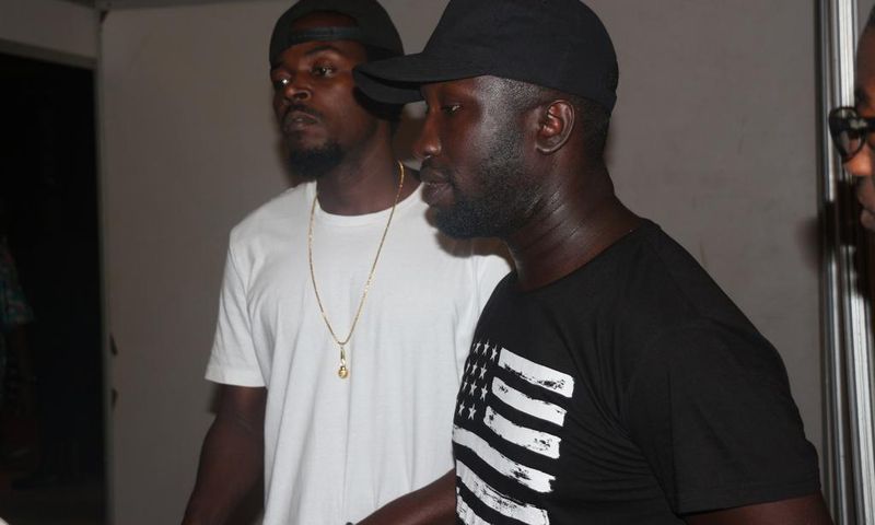 Hiplife artiste, Kwaw Kese was at the event grounds