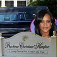 A hearse seen at Bobbi Kristina Brown hospice care