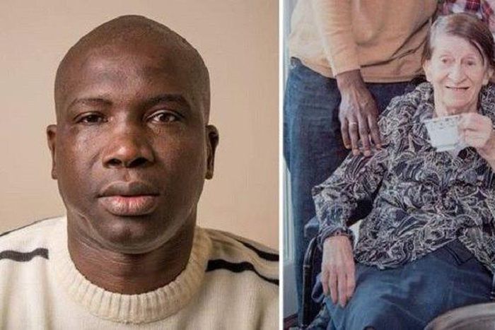 Ousman Jatta and wife, Berryl