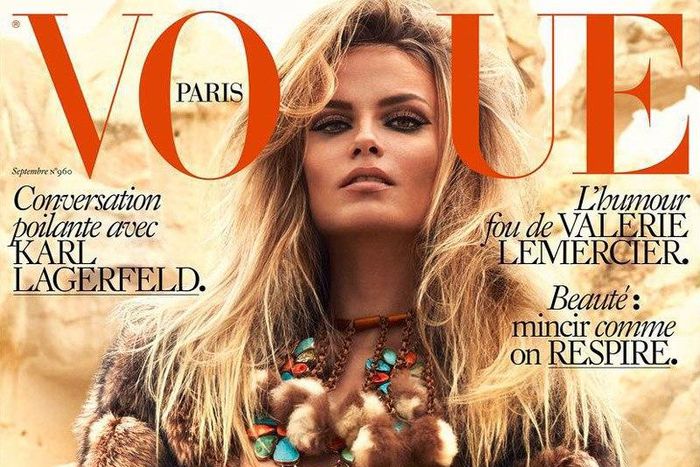 Natasha Poly for Vogue Paris September 2015 issue