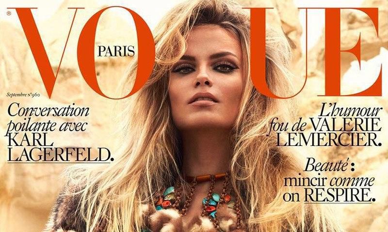 Natasha Poly for Vogue Paris September 2015 issue