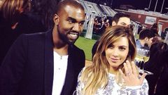 Kim Kardashian and Kanye West
