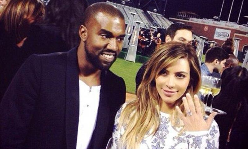Kim Kardashian and Kanye West