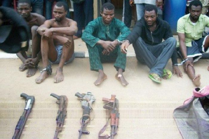 Armed robber suspects