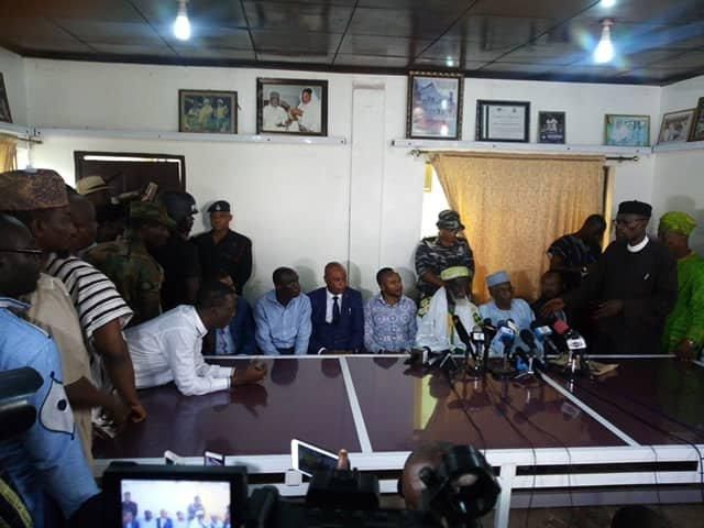 Owusu Bempah smokes peace pipe with National Chief Imam