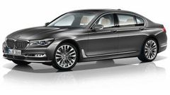 Leaked picture of the 2016 BMW 7 Series sedan.