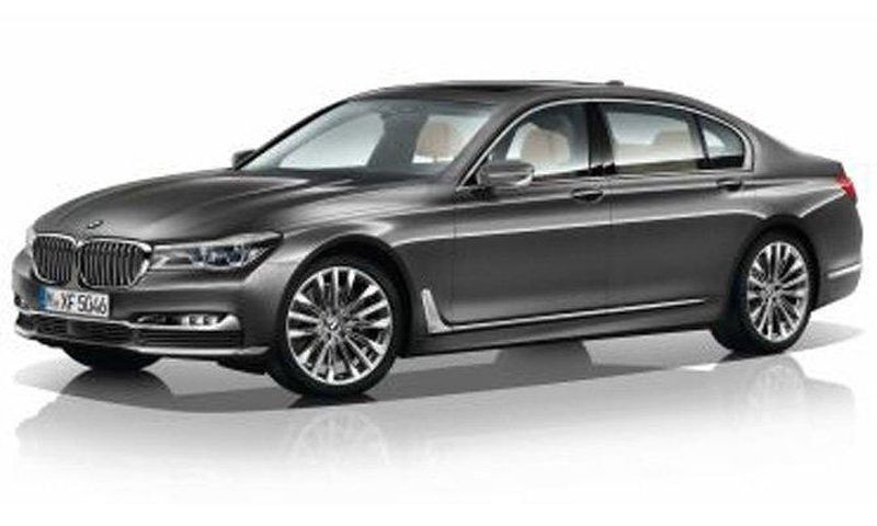 Leaked picture of the 2016 BMW 7 Series sedan.