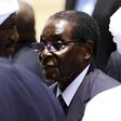 President of Zimbabwe Robert Mugabe (C) arrives to attend Sudan's President Omar Hassan al-Bashir inauguration ceremony at the National Assembly in Omdurman, June 2, 2015. REUTERS/Mohamed Nureldin Abdallah