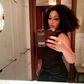 Rita Dominic enjoying a bathroom selfie